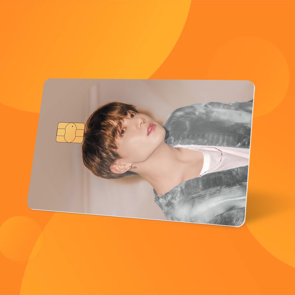 Miếng Dán Thẻ Card JUNGKOOK BTS #4| SKIN ATM, Thẻ Chung Cư Trang Trí - Chất Liệu Decal Vinyl Chống Nước