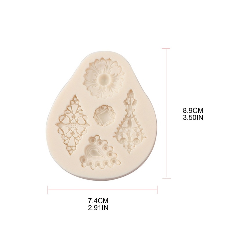 Khuôn Silicon Làm Mặt Dây Chuyền / Bông Tai DIY Độc Đáo Dễ Thương