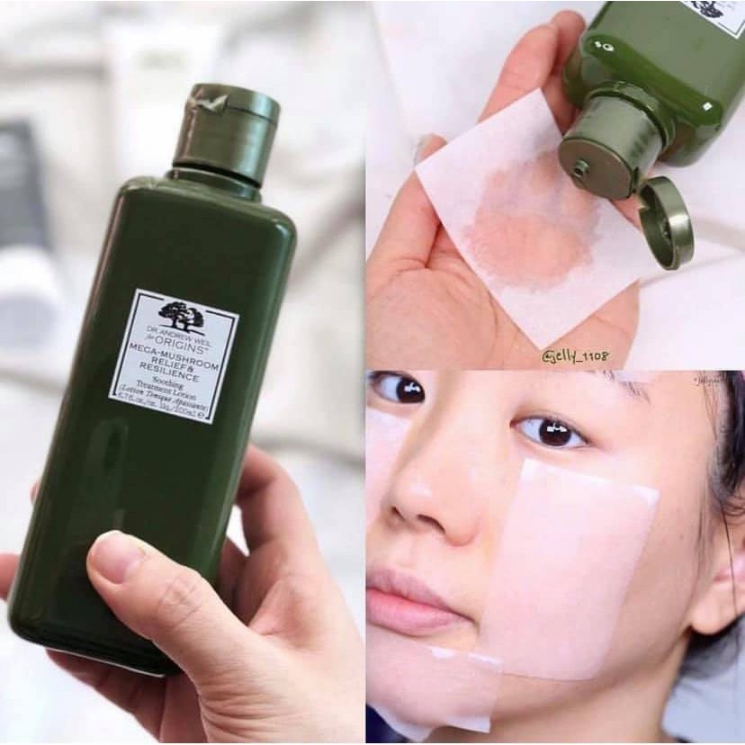 Toner Nấm Origins Mega-Mushroom Relief Soothing Treatment Lotion Cho Da Nhạy Cảm 30ml 200ml