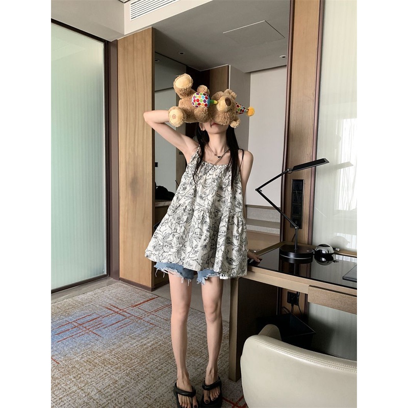 Đầm Hoa Dáng Rộng Thiết Kế Mới Thời Trang Mùa Hè Dành Cho Nữ