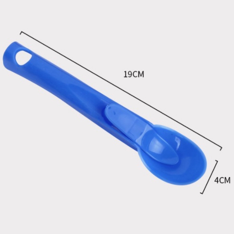 1 Muỗng Múc Kem / Trái Cây / Món Tráng Miệng Bằng Nhựa Dày Dặn Màu Sắc Ngẫu Nhiên Chất Lượng Cao Dễ Vệ Sinh