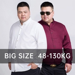 Áo sơ mi nam dài tay plus size lớn
