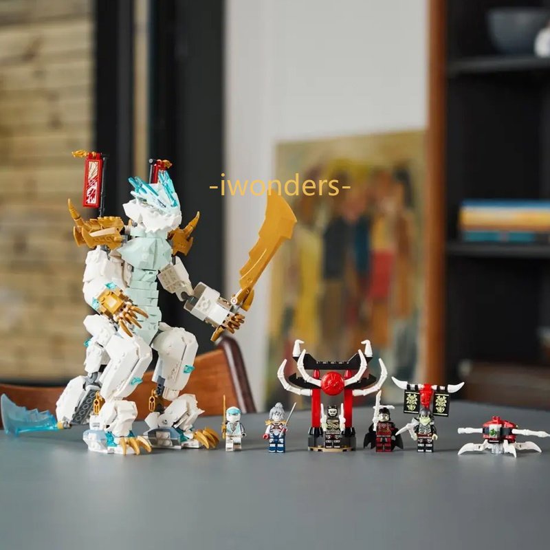 Ninjago Zane Của Băng Rồng Sinh Vật 71786 Khối Xây Dựng Lloyd's Golden Ultra Dragon Mẫu Đồ Chơi Bé Trai Quà Tặng