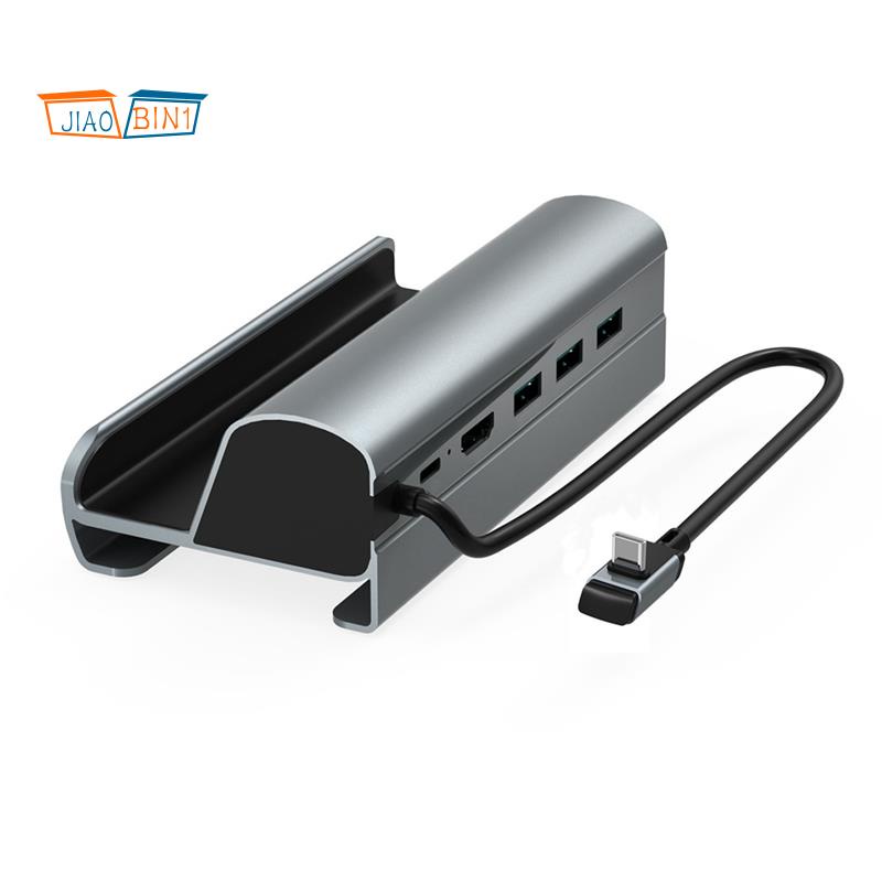 USB C Docking Station for Steam Deck 4K HD Display USB 3.0 PD Charging Ethernet Dock Station for Gaming Deck Replacement