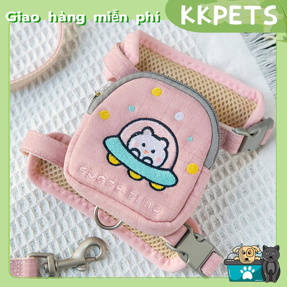 Ba Lô Yên Ngựa Có Thể Điều Chỉnh Kèm Dây Dẫn Thú Cưng Nhỏ
