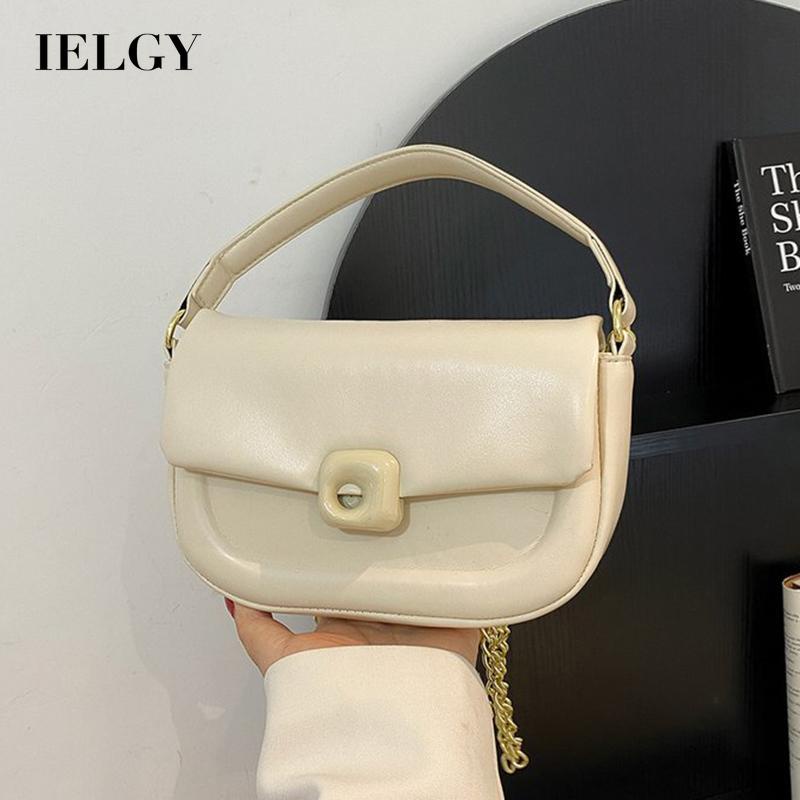 Túi Đeo Chéo Bằng Da pu Mềm Màu Trơn Thời Trang Dành Cho Nữ