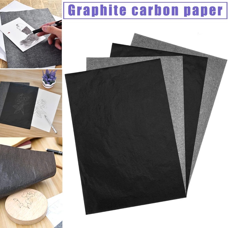 Set 100 Tờ Giấy A4 Hai Mặt Bằng Giấy Carbon Có Thể Tái Sử Dụng