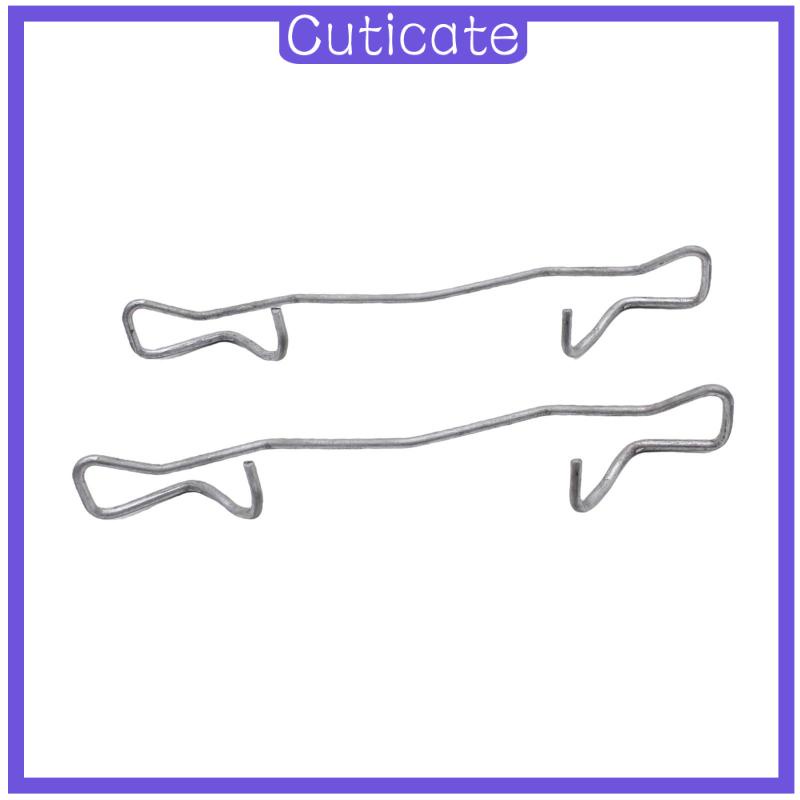 Car Rear Brake Caliper Brake Pad Retaining Springs 2Pcs Metal Wire Material