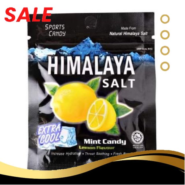 [ Thuốc Tốt 096 ] Kẹo chanh muối Himalaya Salt vị bạc hà (Mint Candy) vị gừng bù khoáng, thông cổ cọng [ Free Ship ]