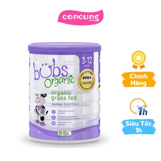 Sữa Bubs Organic Bovine số 4 Junior 800g (3-12 tuổi)