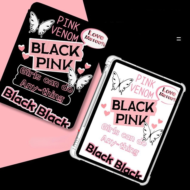 Bao da in bướm thích hợp cho iPad Air4 10.9 Gen10/ 9/ 8/ 7/ 6/ 5 Air5/ 4/ 3/ 2/ 1 9.7/ 10.2/ 10.5/ 10.9/ 11