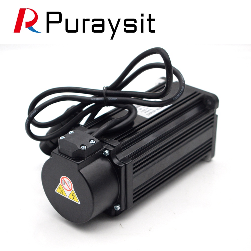 Bộ Động Cơ servo 750w Aaasd 15a 90st-m02430 2.4n.m 220v 3000rpm Đường Kính 6mm Kèm Dây Cáp 3m