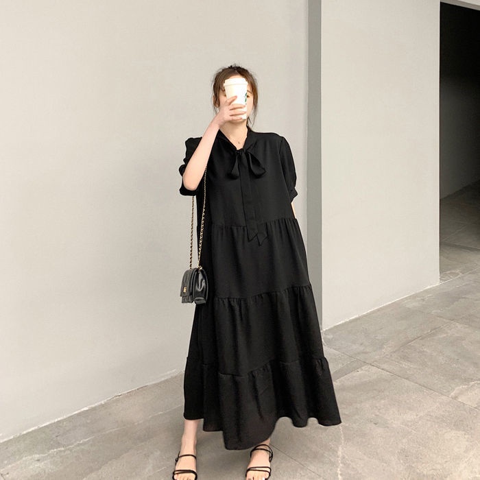 YHTN chân váy bầu Thời trang dễ thương đầm bầu suông xinh bigsize đầm bầu babydoll