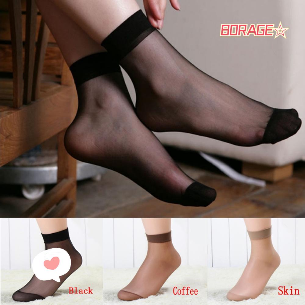 10 Đôi Vớ Cổ Cao Siêu Mỏng Thời Trang Gợi Cảm Cho Nữ