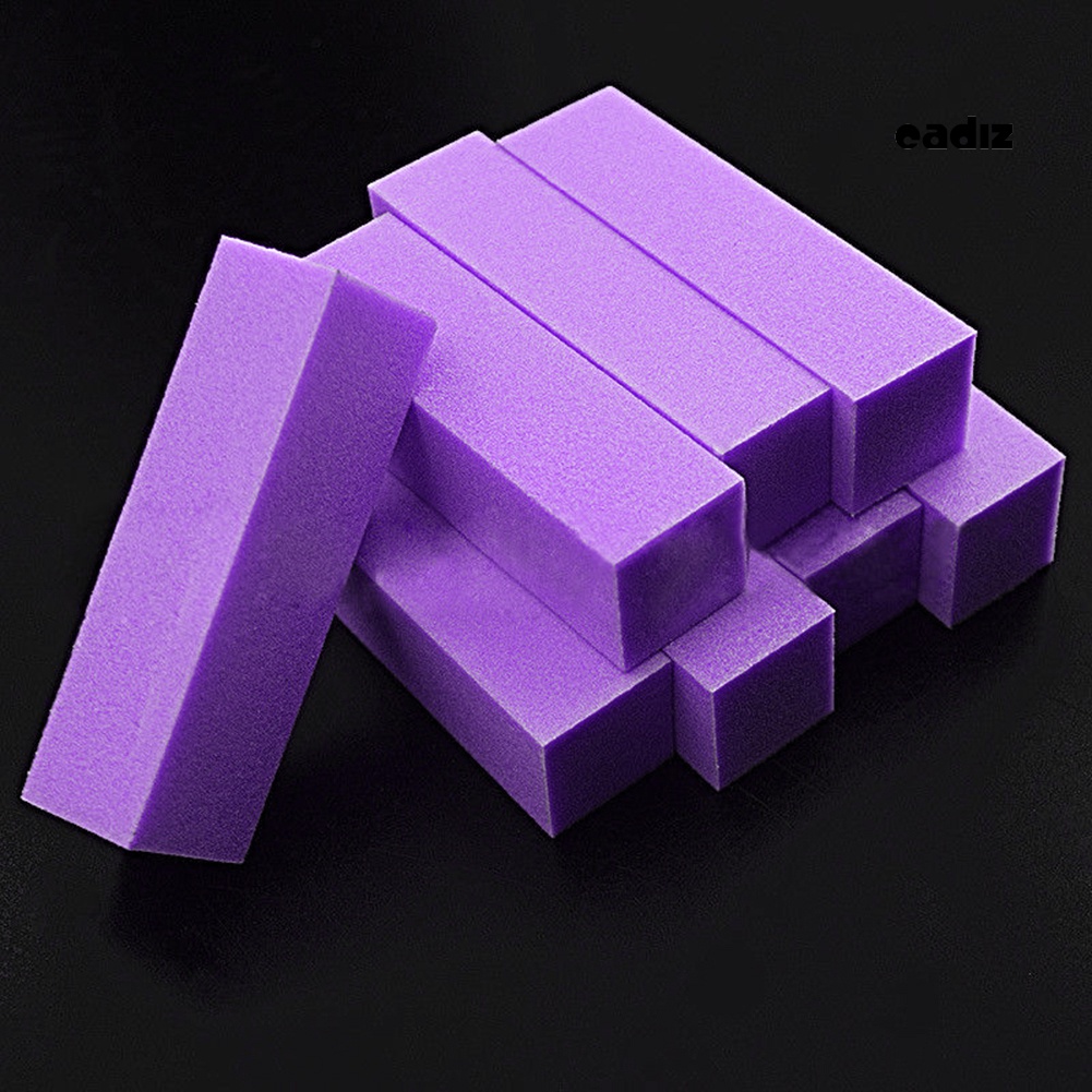 Bộ 10 Miếng Xốp Nhám Đánh Bóng Móng Tay Tiện Lợi Dành Cho Nữ