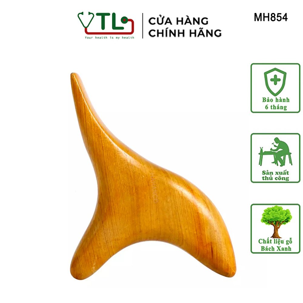 Dụng Cụ Day Ấn Huyệt Mát Xa Én Gỗ Thơm Hỗ Trợ Điều Trị Bệnh Xương Khớp- MH854 - YTL_MALL