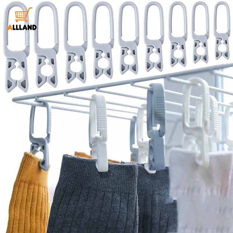 Kẹp Nhựa Phơi Quần Áo Chống Gió / Chống Trượt Đa Năng Chất Lượng Cao