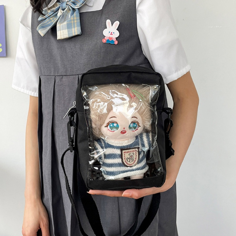 Túi Đeo Chéo Trong Suốt Phong Cách Nhật Bản Cho Nữ