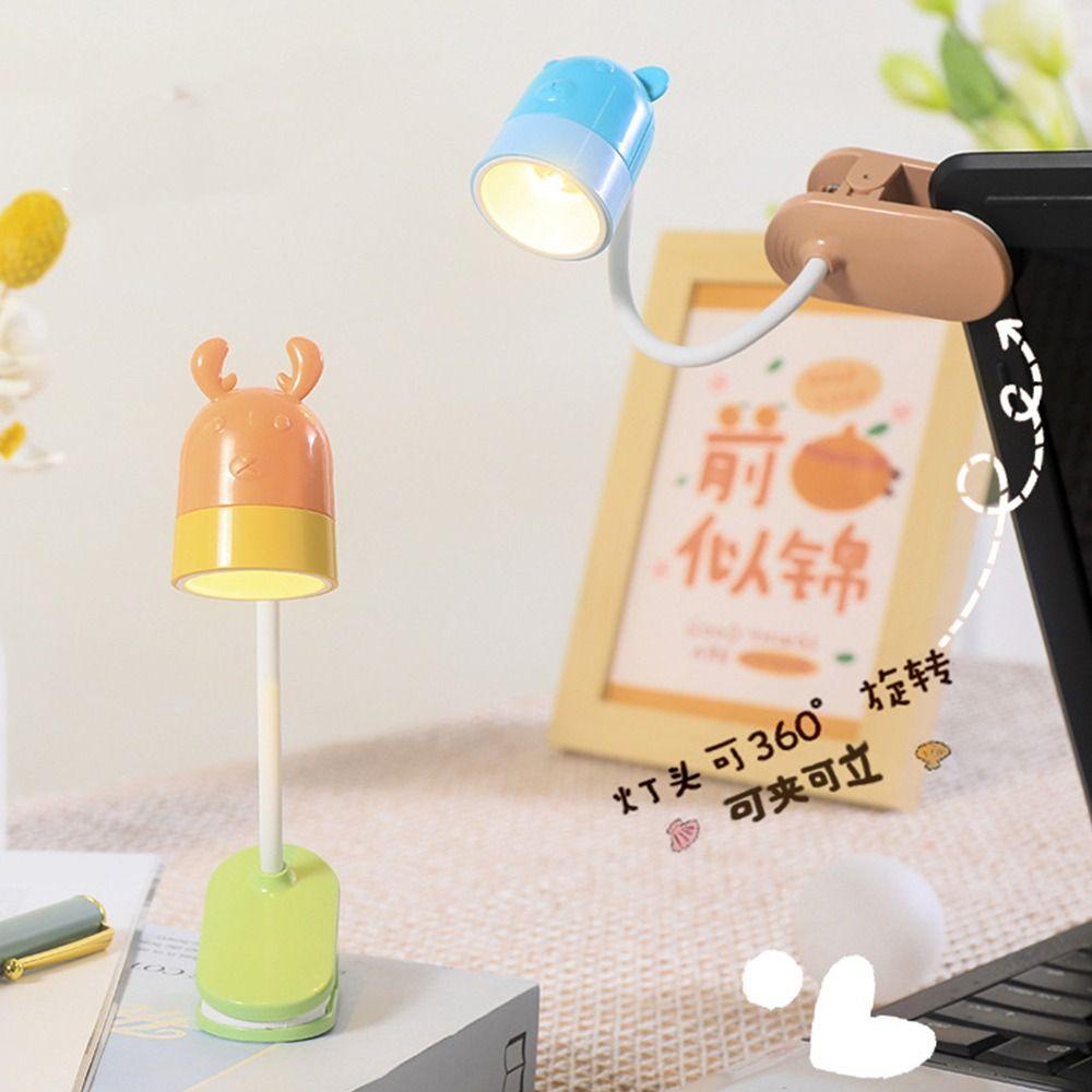 Đèn Ngủ Led Dạng Kẹp Dễ Thương Bảo Vệ Mắt Cho Học Sinh