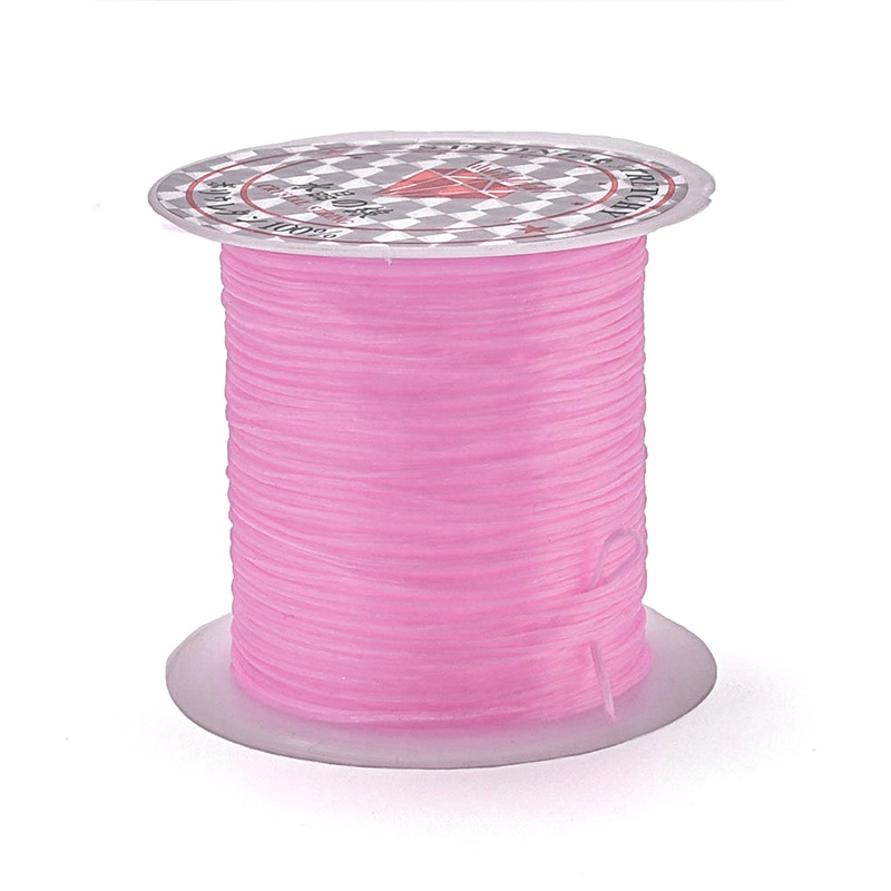 Cuộn Dây Co Giãn 0.8mm Dài 10 yards Dùng Làm Trang Sức Thủ Công