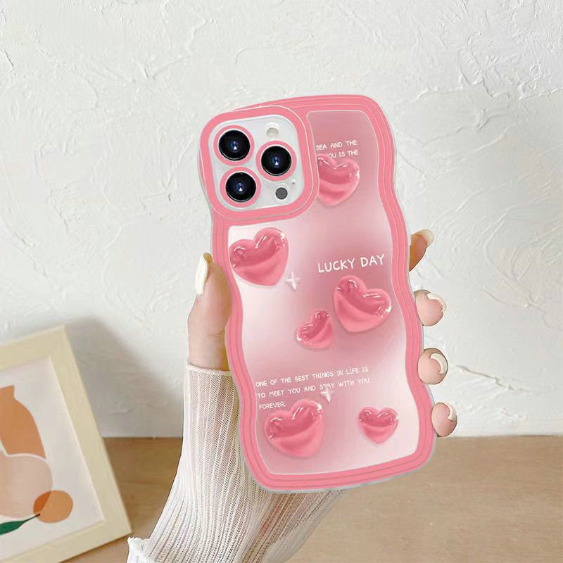 DBW| Ốp lưng Realme 3 5 5i 5S 6i 6 7 8 9 Pro Plus 10 C1 C2 C3 C11 C12 C15 C20 C21 C21Y C25Y C25 C25S C30S C31 C33 C35 C53 C55 Narzo 20 30A 50i 50A Prime Soft Couple Pink Transparent Gradient Love Handphone Case