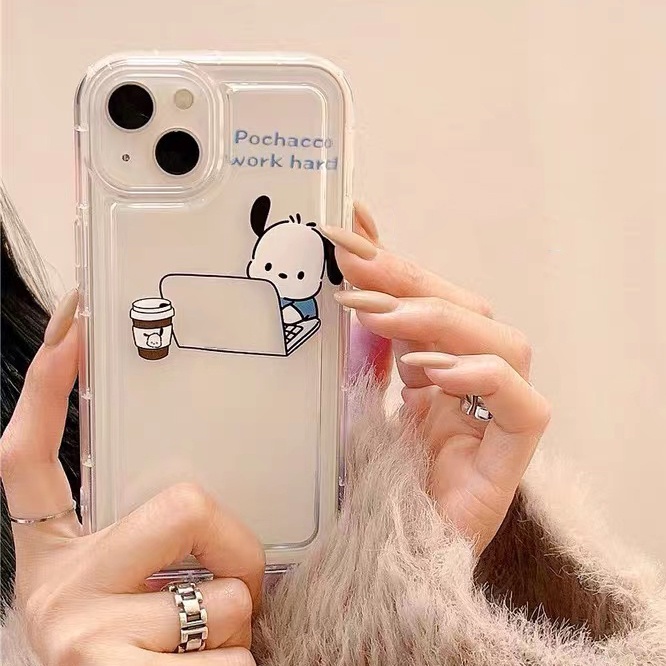 Ốp Điện Thoại Mềm Trong Suốt Chống Sốc Thời Trang Cho IPhone 14 Pro Max 13 12 11 XR XS X 8 7 Plus SE 2020