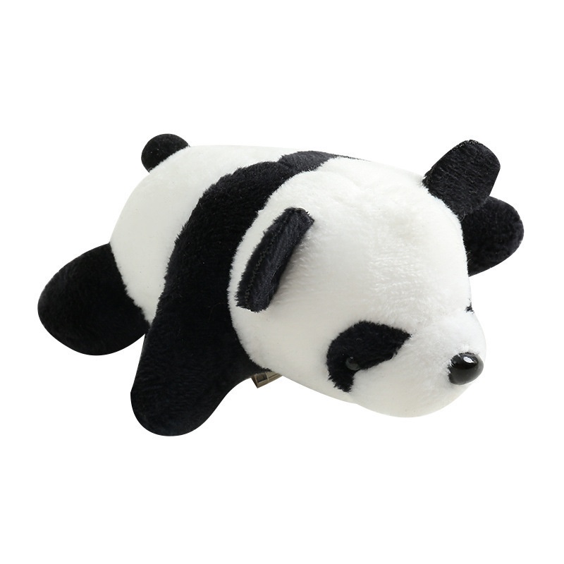 Panda Brooch Plush Toys Lying Panda Cartoon Doll Accessories Schoolbag Clothing Accessories