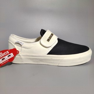 Giày vans slip on strap fear of god đen trắng + vans caro, giày vans dán đủ size nam nữ full bill box j319 janna sneaker