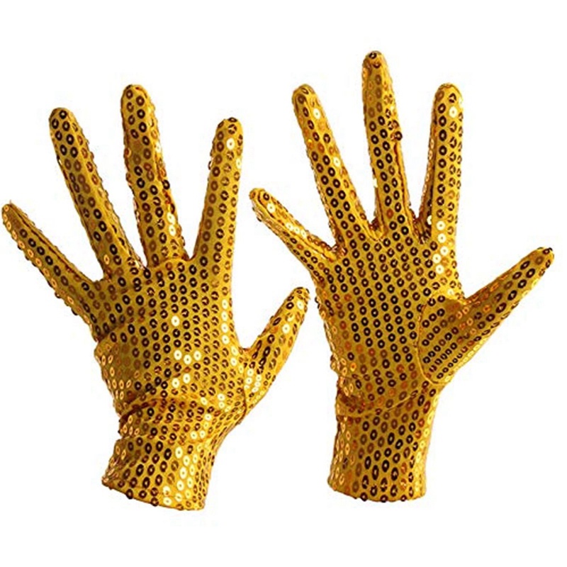Găng Tay Sequin Dùng Để Biểu Diễn Nhảy Múa Michael Jackson