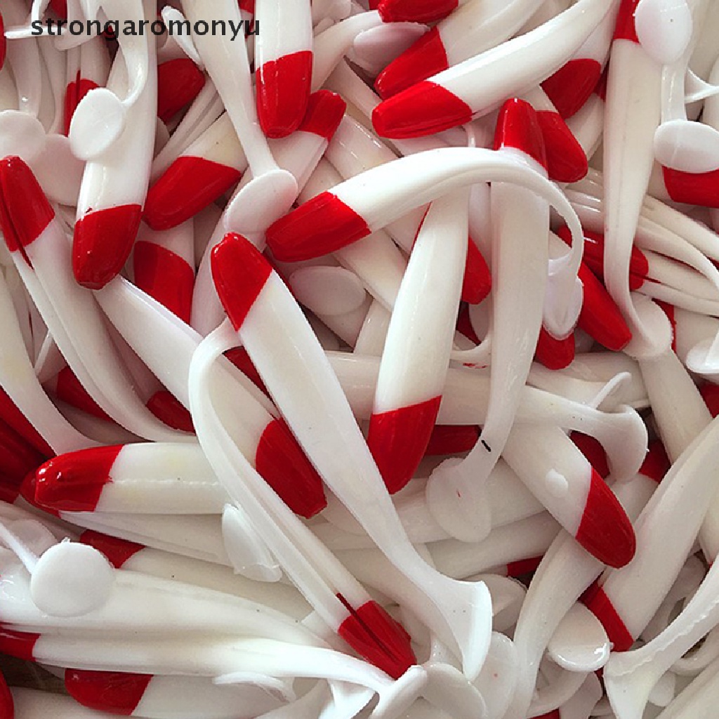 Set 5 Mồi Câu Cá Bằng Silicon Mềm Hình Con Sâu