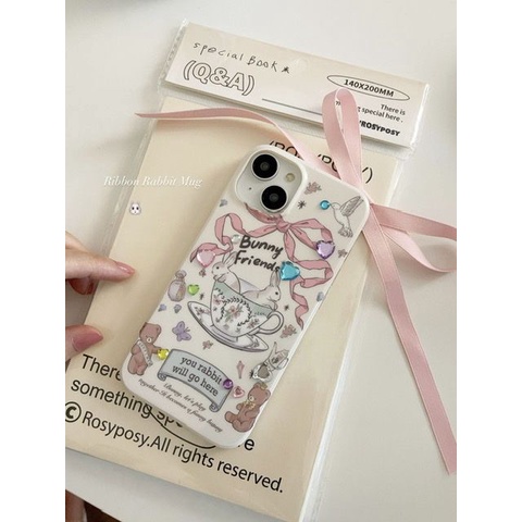 Ốp Điện Thoại Cứng Hình Thỏ Đính Đá Cho iPhone 11 12 12Pro 12Promax 13 13Pro 13Promax 14 14Pro 14Promax