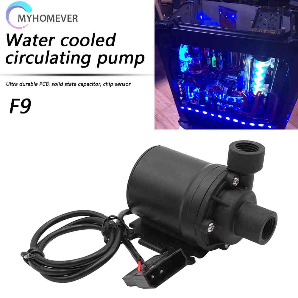Máy Bơm Nước F9 12V 4 Pin Kết Nối Hệ Thống Làm Mát CPU 9W Cho PC
