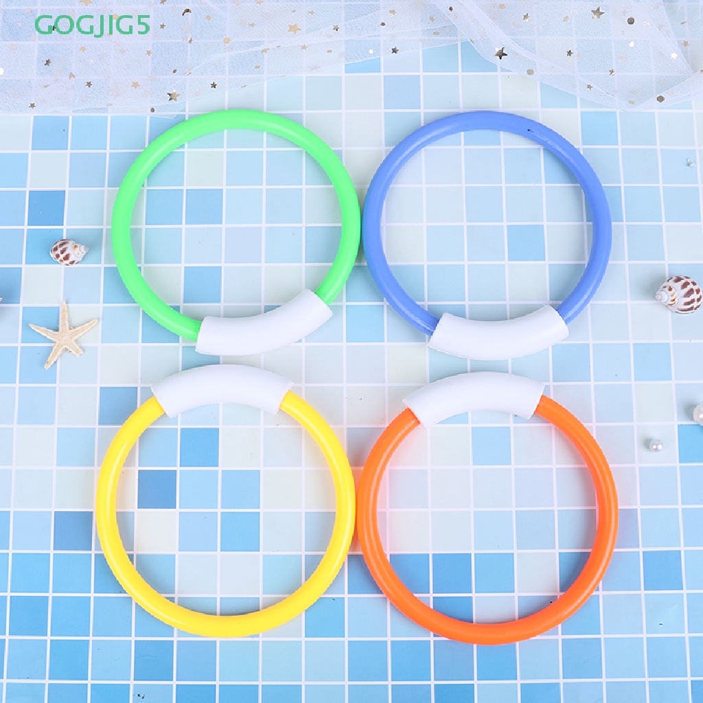19pcs Swimming Pool Throwing Diving Toys Underwater Rings Diving Circle Set UOO