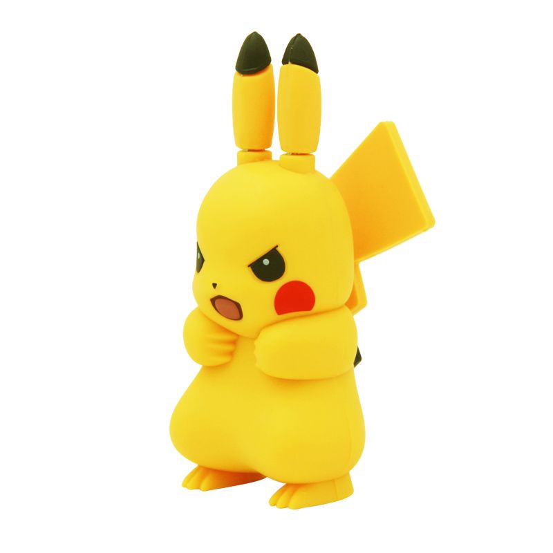 Cục Sạc Hoạt Hình Pikachu Yêu Tinh Thứ Hai Đầu Sạc Điện Thoại Di Động Cho Búp Bê Cầu Kỳ Hoạt Hình Pikachu