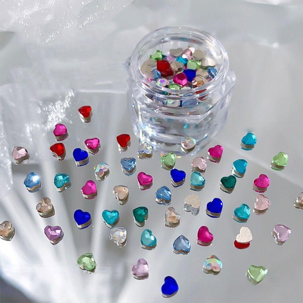 Bộ 50 Phụ Kiện Trang Trí Móng Tay Xinh Xắn|Phụ Kiện Trang Trí Móng Tay Nhiều Màu Charms