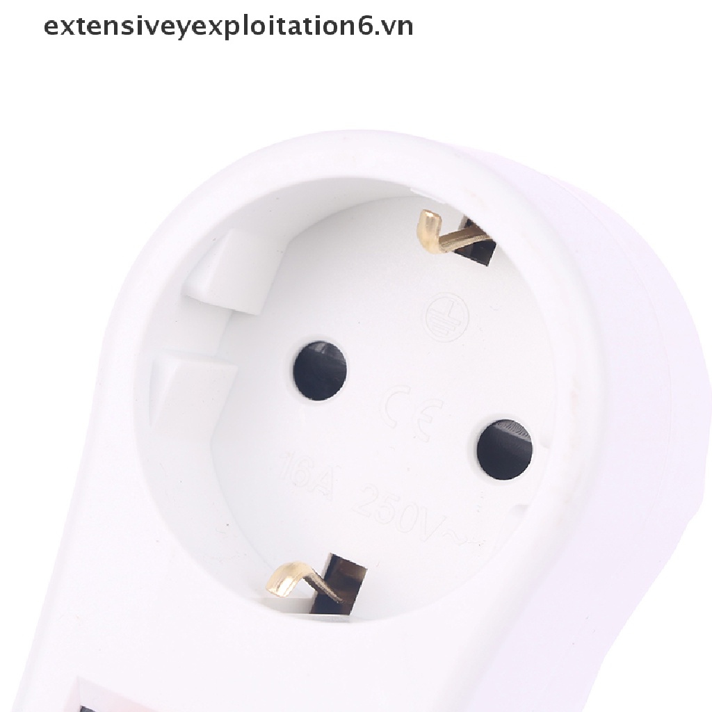 1 Phích Cắm Mở Rộng Chuyển Đổi EU 16A 250V Chất Lượng Cao