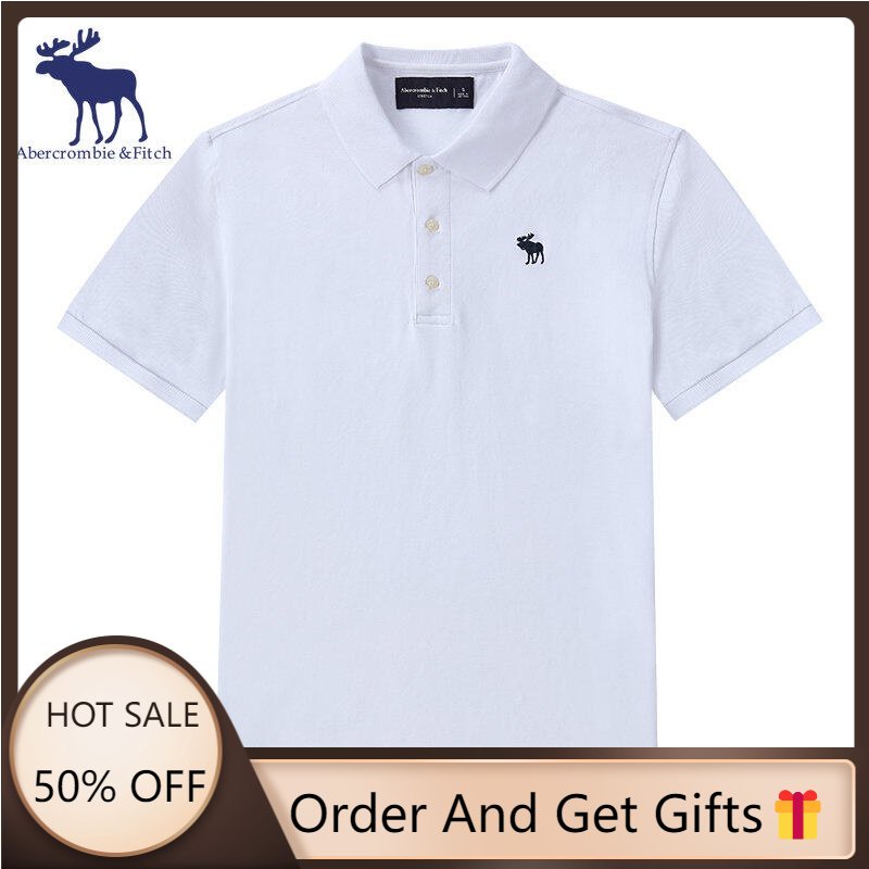 Áo polo Tay Ngắn Phong Cách Abercrombie & Fitchs Chất Lượng Cao Thời Trang Mùa Hè 2023 Cho Nam