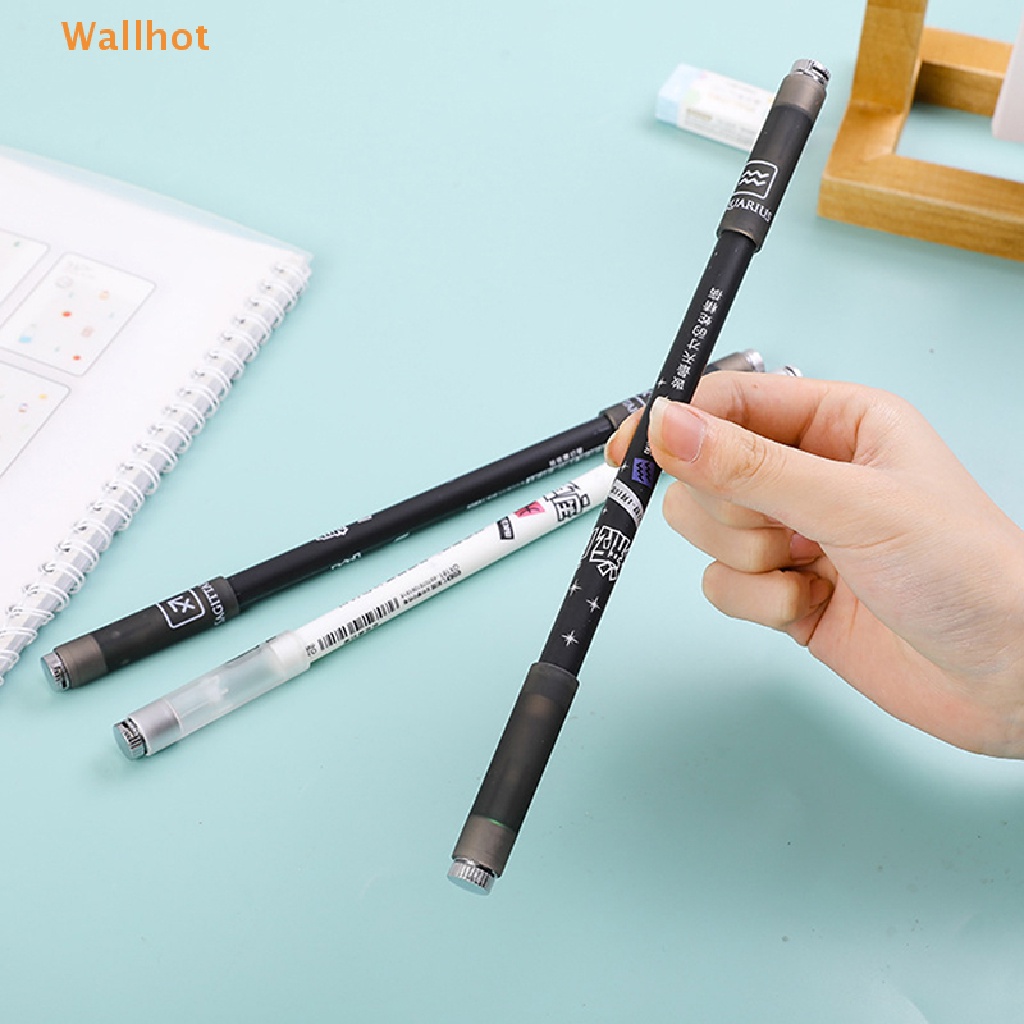 1 Bút Mực Gel Gắn Đèn LED Màu Sắc Ngẫu Nhiên Sáng Tạo