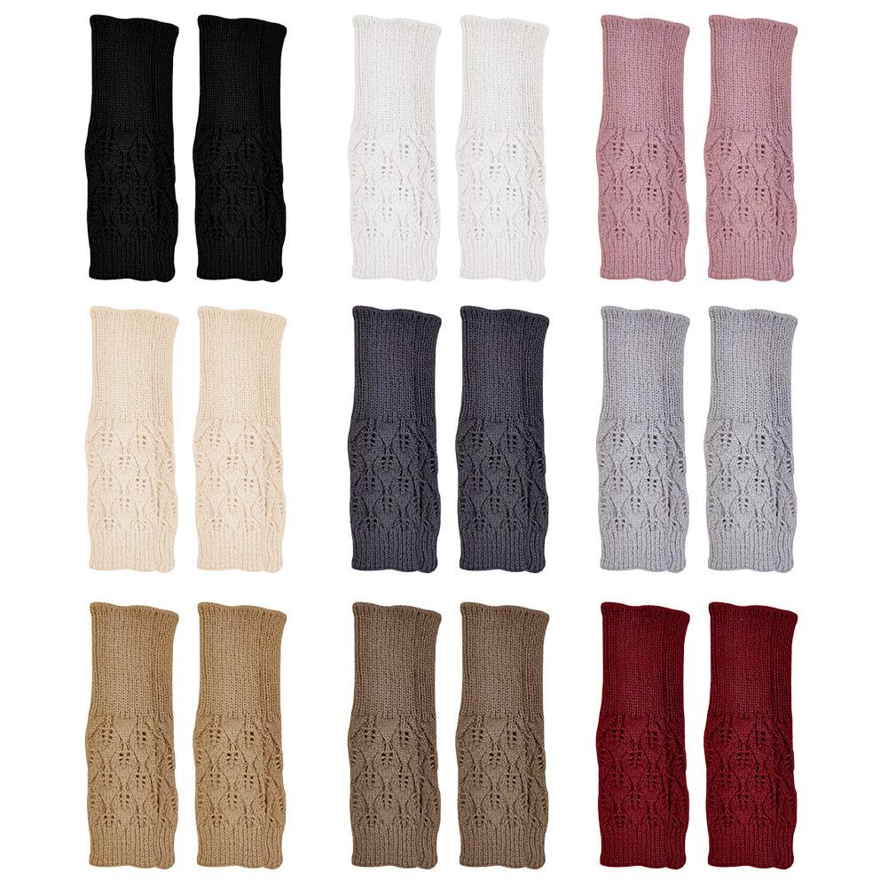 Đôi Găng Tay Dài Hở Ngón Họa Tiết Lá Cây Thời Trang Hàn Quốc N1C9