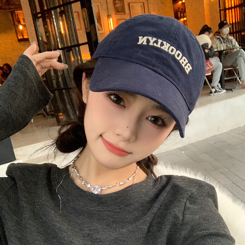 Mũ Lưỡi Trai Mềm Thêu Chữ BROOKLYN Cá Tính