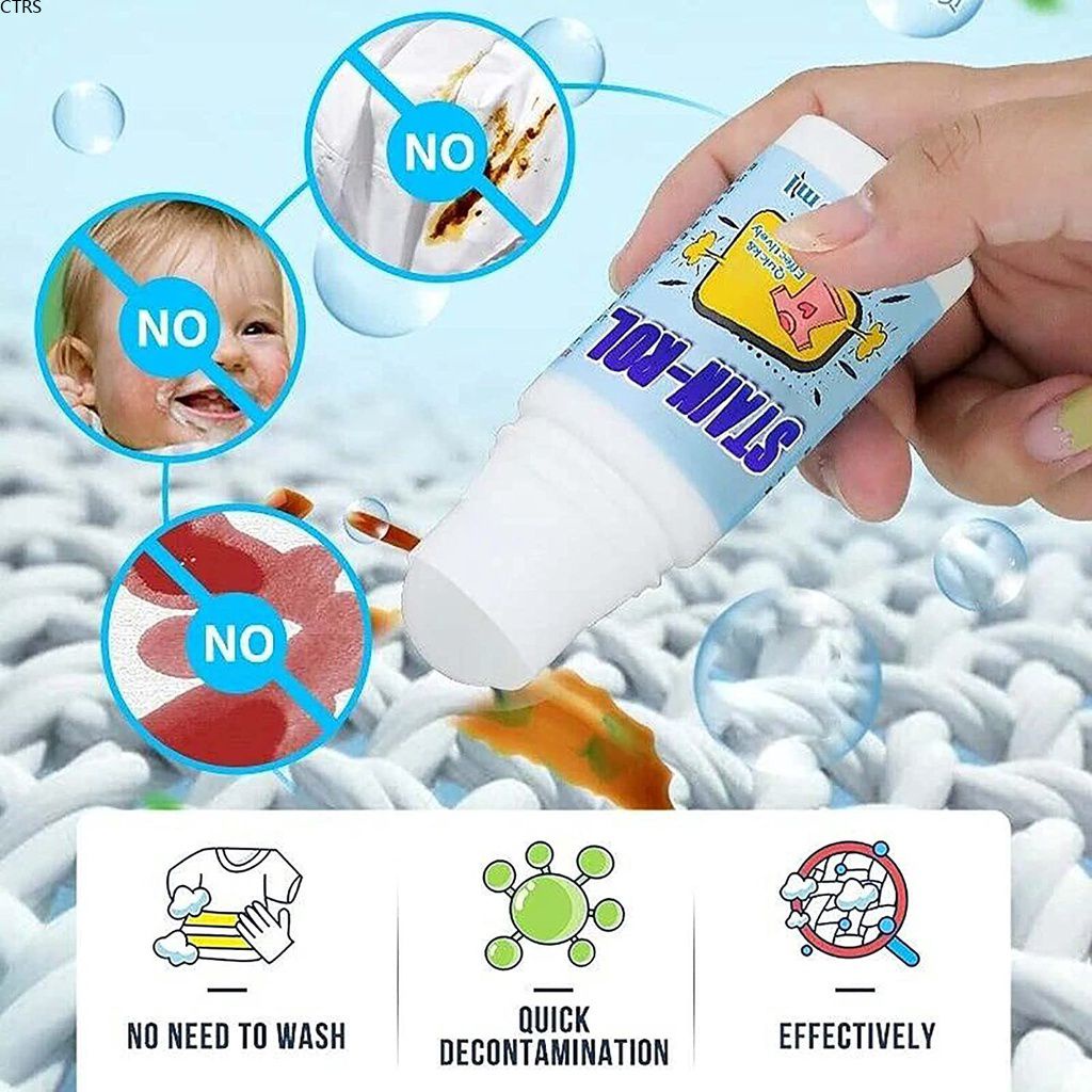Bóng Lăn Tẩy Dầu Vải Ma Thuật (50Ml) Dụng Cụ Tẩy Vết Bẩn Làm Sạch Quần Áo Bút Lau Quần Áo Dụng Cụ Làm Sạch Vải Vết Dầu Bẩn