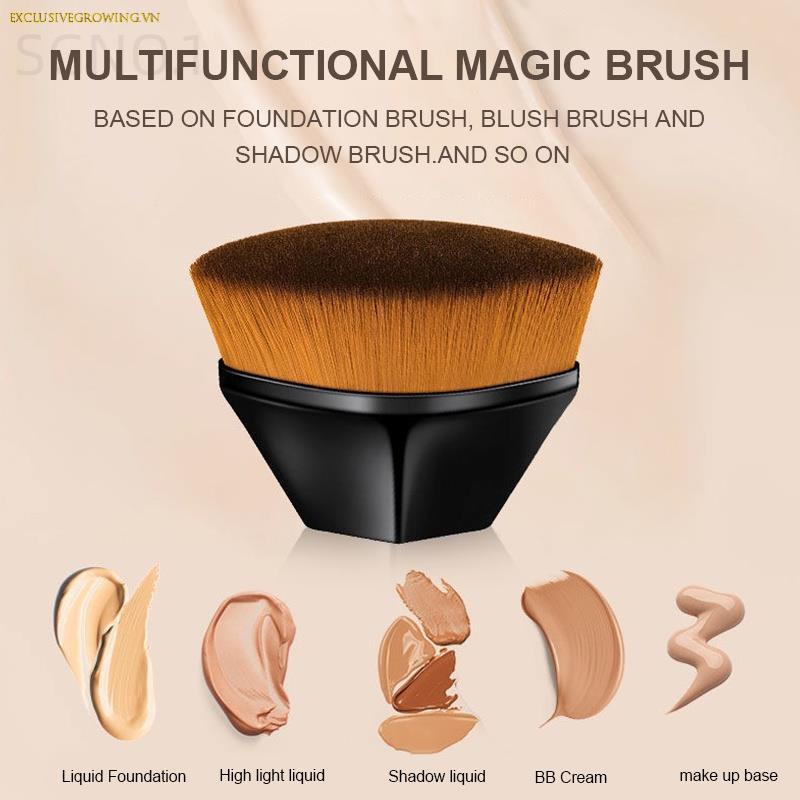 Makeup Brush Six Corner Foundation for Liquid Cosmetics Brushes SetBlush Brush Makeup Brush