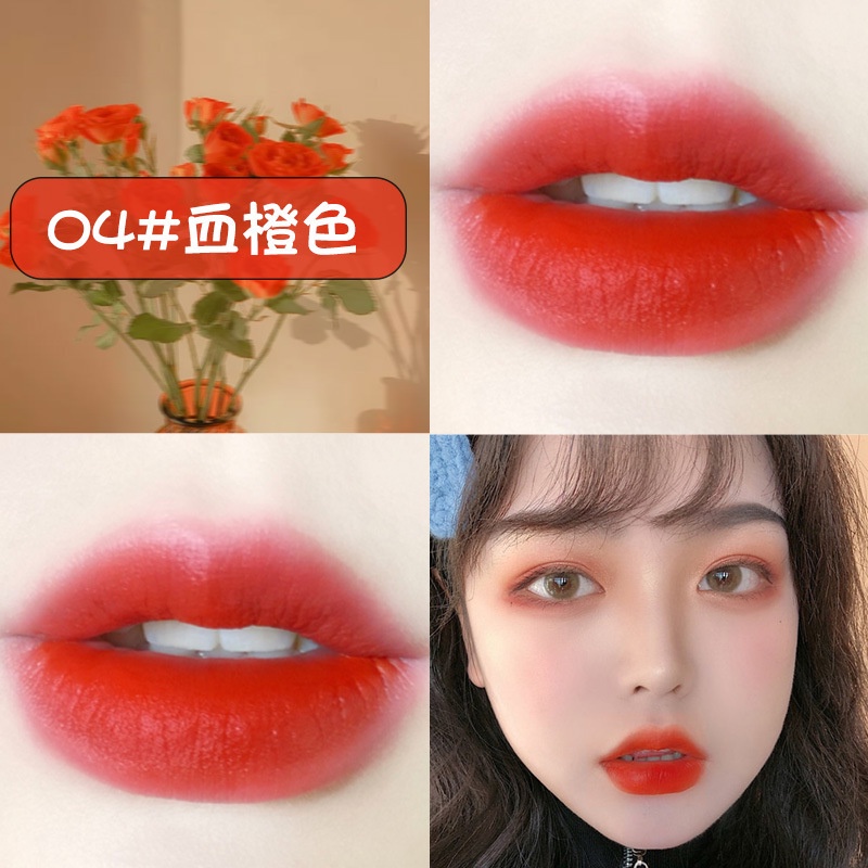 Son Môi Màu Nhung Lì Nuôi Dưỡng Môi Mềm Mại Cho Học Sinh