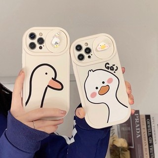 Ốp Điện Thoại Mềm Họa Tiết Chú Vịt Đáng Yêu Cho IPhone 7 8 Plus XR XS Max 11 12 13 14 Pro Max 14 Plus