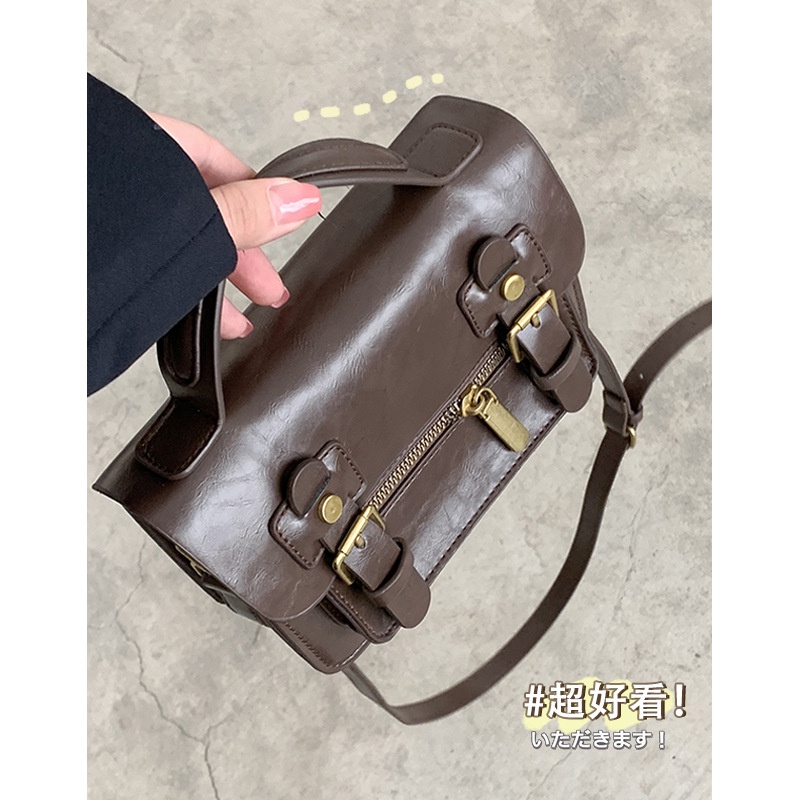 Túi Đeo Chéo Phong Cách Retro Anh Quốc 2023