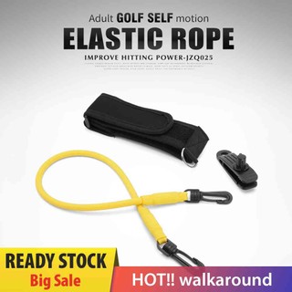 PGM Golf Swing Elastic Rope Adjustable Hitting Force Trainer Golf Training Aids