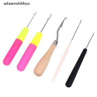 Adawnshbhyu 5pcs/Set Plastic Crochet Braiding Latch Hook Weaving Hair Craft VN