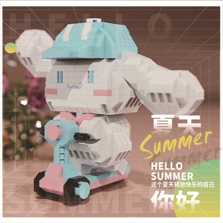 Đồ Chơi Lắp Ráp Lego xếp Hình Chú Chó Cinnamon Dễ Thương Dùng Làm Quà Tặng Sinh Nhật