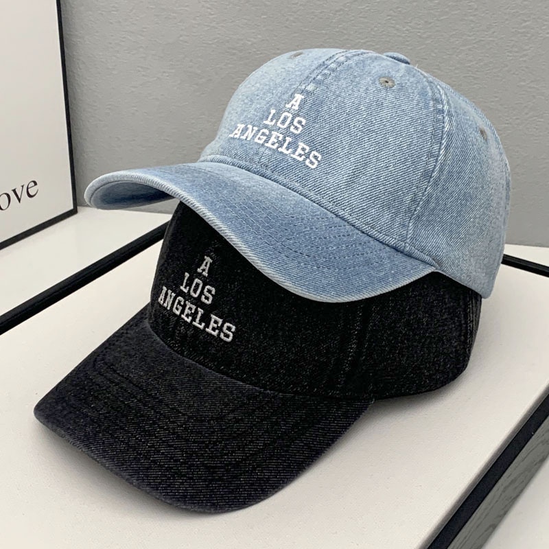 Mũ Lưỡi Trai Denim Phong Cách Hàn Quốc Thời Trang Xuân Hè Dành Cho Nam Nữ