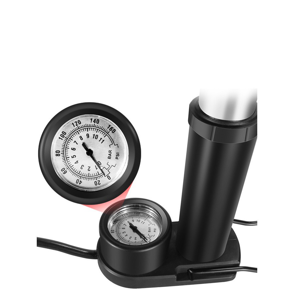 Bơm xe máy đạp chân mẫu 2023